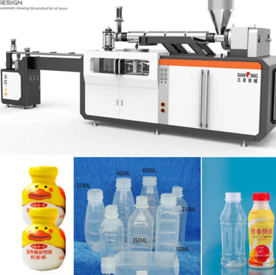 500mL Milk Bottle Blow Molding Machine 1200PCS Per Hr PLC Control
