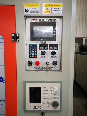 300 PCS/HR 5000ml PE Jerry Can Blow Molding Machine PLC Control