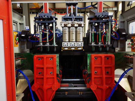 2 Cavity PE Dia 18cm Cans 5 Ltr Blow Moulding Machine 0.6m3/Min